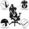 Flash Furniture Black Gaming Desk and Chair Set BLN-X30RSG1031-BK-GG